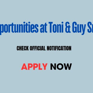 job opportunities at toni & guy srinagar